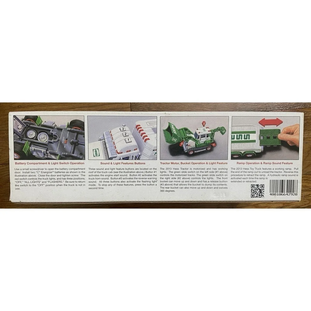 NIB Hess Toy Truck & Tractor With Lights & Sounds Great Holiday or Birthday Gift